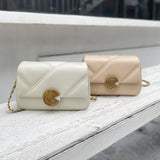 Light Luxury Retro OL Style Single Shoulder Crossbody Bag For Women