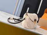 FAVORITE plush monogram handbag