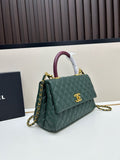 Coco Handle Quilted Handbag