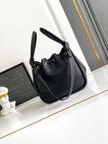 Darling mini leather bucket bag