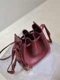 bucket bag in leather