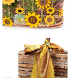 Sunflower Time designer original shoulder bag