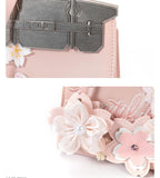 Peach Sky designer original handbag
