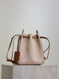 Canvas bucket bag