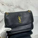 Niki Baby grained leather