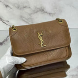 Niki Baby grained leather