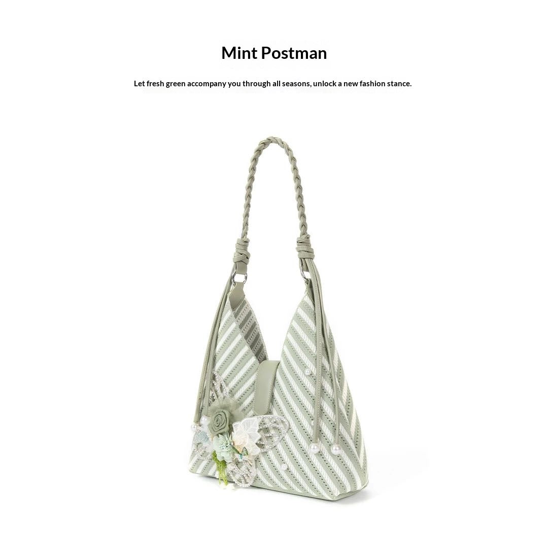 Mint Postman designer original shoulder bag