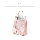 Peach Sky designer original handbag