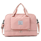 Large Capacity Folding Trolley Portable Travel Bag For Women