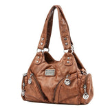 Vintage Soft Leather New Diagonal Single Shoulder Bag For Women