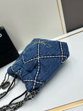 24P Denim Mini 22 Bag