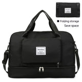 Large Capacity Folding Trolley Portable Travel Bag For Women
