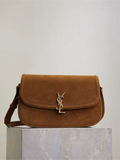 SOLFERINO MINI BOX SAINT LAURENT LEATHER BAG suede