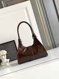 Small leather tote bag