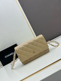 Mini Wallet On Chain in Beige