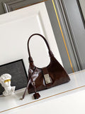 Small leather tote bag