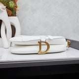 Grained Calfskin Saddle Bag