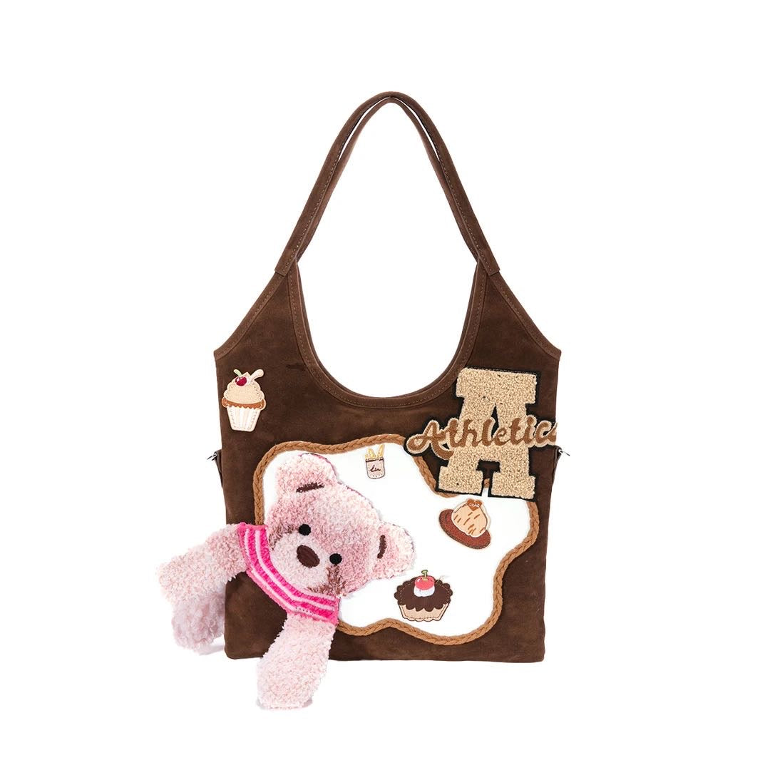 Cute Bear Fun Bites designer original shoulder bag