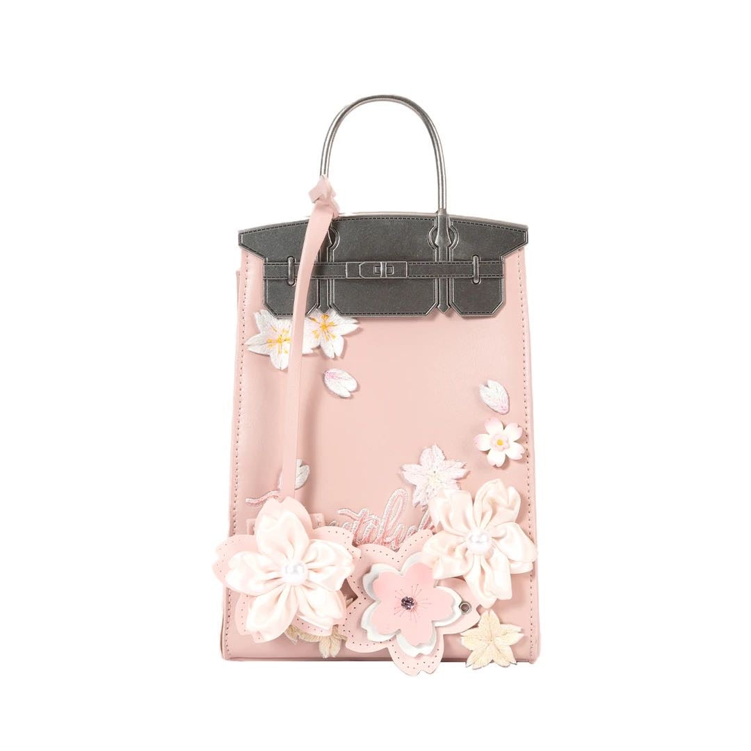 Peach Sky designer original handbag