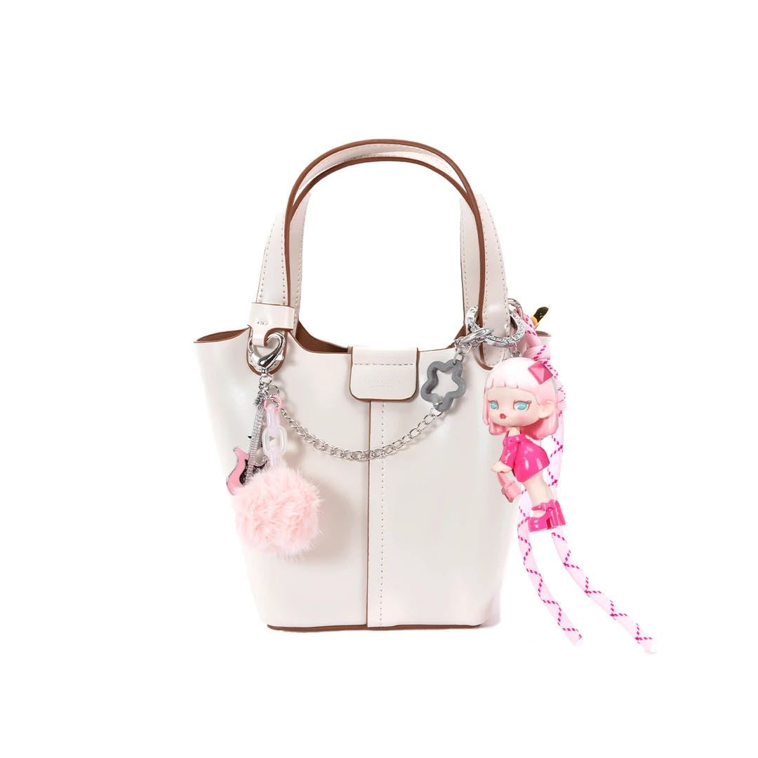 Pink & White Dream designer original handbag