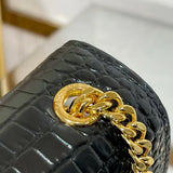 small Kate series small crocodile pattern tassel bag