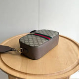 Ophidia series GG canvas small camera bag