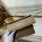 small Kate series small crocodile pattern tassel bag