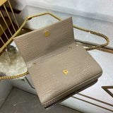 small Kate series small crocodile pattern tassel bag