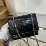 small Kate series small crocodile pattern tassel bag