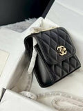 Lambskin Quilted Mini Trendy Cc Chain Wallet