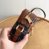 Denim GG monogram shoulder bag