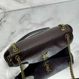 CALYPSO series elephant pattern sheepskin chain bag