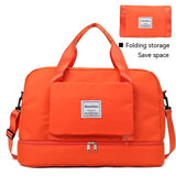 Large Capacity Folding Trolley Portable Travel Bag For Women