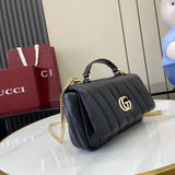 GG Marmont Mini Top Handle Shoulder Bag