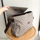 Classic GG monogram men's messenger bag