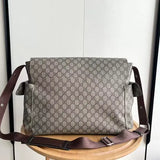 Classic GG monogram men's messenger bag