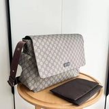 Classic GG monogram men's messenger bag