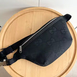 GG Black small belt bag