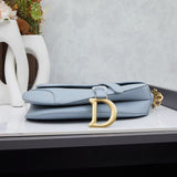 Grained Calfskin Saddle Bag