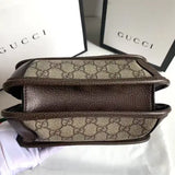 Classic tiger head messenger bag