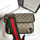 Classic tiger head messenger bag