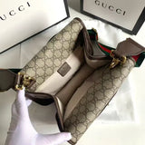 Classic tiger head messenger bag