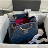 new limited edition gold and silver chain retro backpack