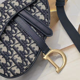 Grained Calfskin Saddle Bag