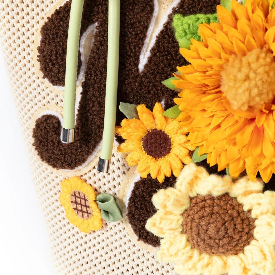 Summer Sunflower designer original shoulder bag