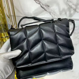 Loulou Puffer mini double chain bag