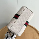 White Mini Boston Bag