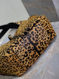 leopard print Bea shopping bag