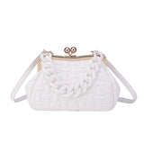 Small Design Pleated Single Shoulder Messenger Bag For Women