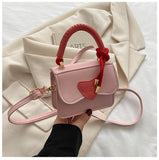 New Textured Portable Love Mini Bag For Women